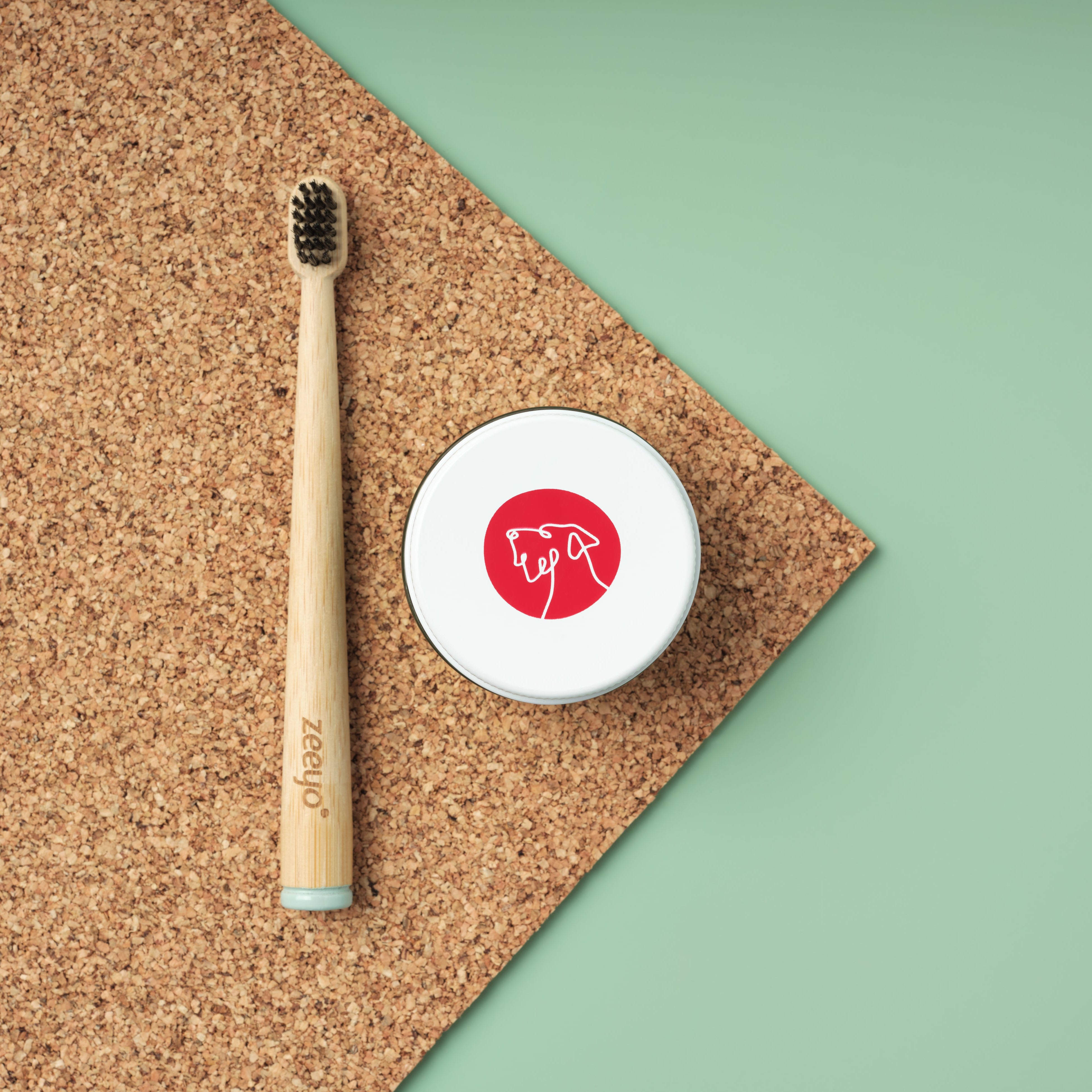 organic dog toothpaste with soft bamboo toothbrush 
